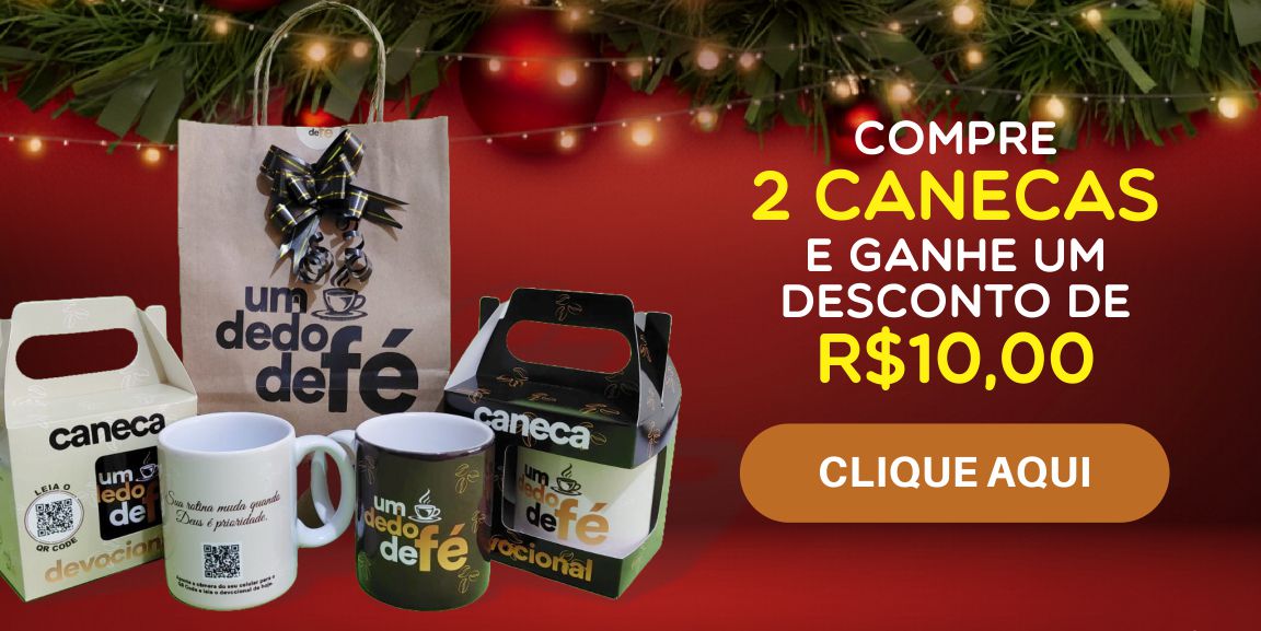 Banner promocional da caneca devocional